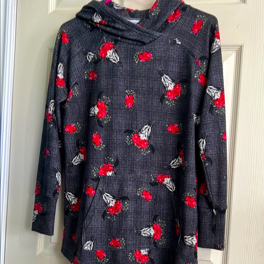 LuLaRoe Amber western themed hoodie